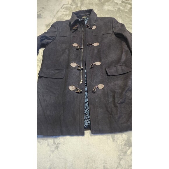Lauren Ralph Lauren Men's Size Small Wool Navy Blue Top Coat - Picture 1 of 10